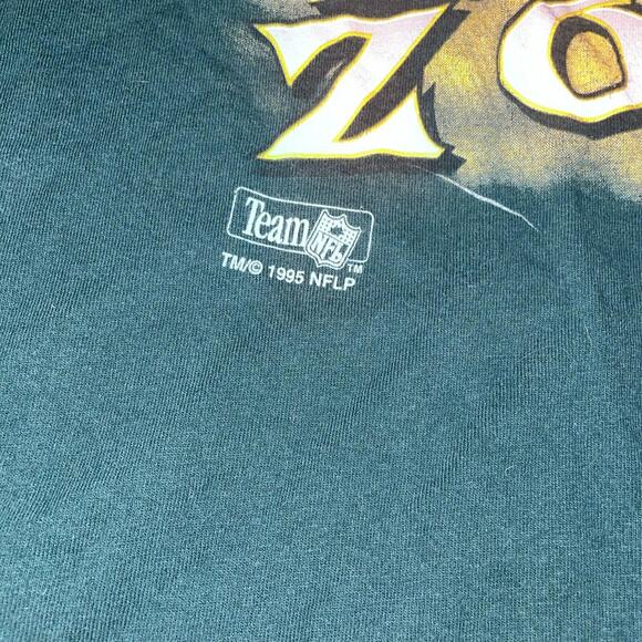 Vintage 1995 Green Bay Packers “End Zone” Lightning Magic Johnson Tee L - Picture 5 of 9